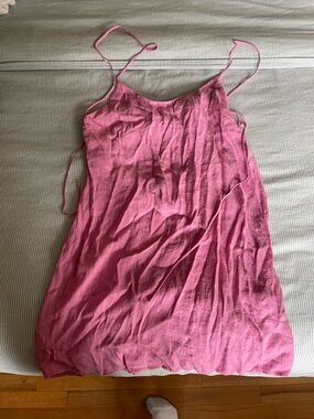 NWT Zara pink strappy dress